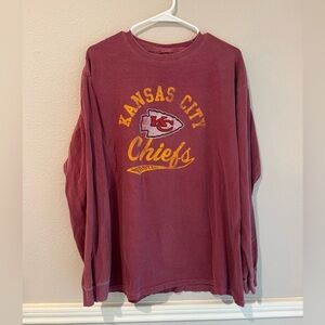 Vintage Reebok Kansas City Chiefs Long Sleeve Shirt